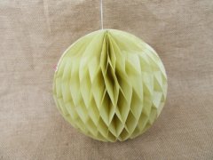 10X Yellow Tissue Paper Pom Poms Honeycomb Balls Lanterns 10X Yellow Tissue Paper Pom Poms Honeycomb Balls Lanterns