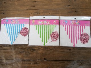 (image for) 12Pkt X 10Pcs Party Banner Flag Bunting Garland Party Decoration