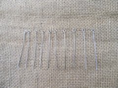(image for) 250g (Approx 1300pc) Nickel Plated Eye Pins Jewelry Making