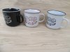 22Pcs HQ Ceramic Coffee Milk Cup Tea Mug 350ML Mixed