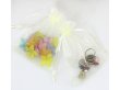 (image for) 100 Ivory Drawstring Jewelry Gift Pouches 12x9cm