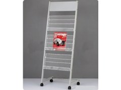 (image for) 1X White 3 Tiers Brochure Book Magazine Display Rack