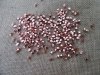 3300Pcs Rose Gloden Decahedron Shape Loose Beads