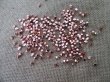 3300Pcs Rose Gloden Decahedron Shape Loose Beads (image for) 3300Pcs Rose Gloden Decahedron Shape Loose Beads