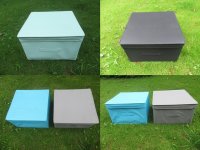 1Sets Fabric Storage Box Collapsible Organiser Storage Box Baske