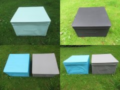 (image for) 1Sets Fabric Storage Box Collapsible Organiser Storage Box Baske