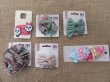 (image for) 1Sheet Flower Bowknot Hair Clips Hairpin for Girls