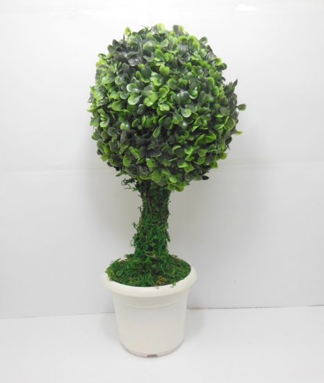 1Pc Artificial Boxwood Topiary Tree with Pot 36cm High Wholesale - Click Image to Close