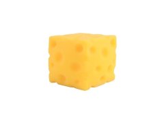 (image for) 1Pc Soft Simulation Cheese Squeeze Toy Decompressing Pinching