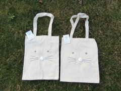 10Pcs New Hemp Shopping Bag Handbag 30x24cm