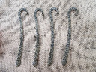 20Pcs Bronze Color Sporty Design Carved Hook Metal Bookmarks (image for) 20Pcs Bronze Color Sporty Design Carved Hook Metal Bookmarks