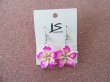 (image for) 12Pair Clay Frangipani Flower Earring Dangle Jewellery Mixed