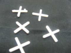 (image for) 5Pkts x 500 Tile spacers wall &floor long leg easy snap 1.5mm