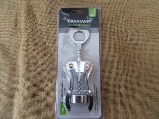 (image for) 1Pc Stainless Steel Waiter Metal Wings Wine Corkscrew Opener