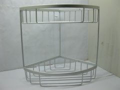 (image for) 1Pc Triangle 2-Layer Bath Bathroom Rack Display