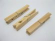 (image for) 290Pcs Wooden Clothes Pegs / Pins 72mm Long