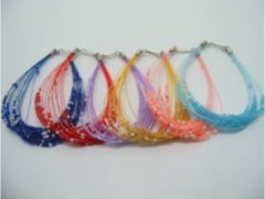 (image for) 60 Fashion Multi-loop Colourful Beaded Bracelets