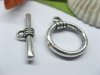 20sets Metal Smooth Circle Toggle Clasp yw-ac-tc124