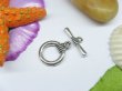 50sets Metal Smooth Circle Toggle Clasp yw-ac-tc91 (image for) 50sets Metal Smooth Circle Toggle Clasp yw-ac-tc91