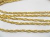 25 Meters Golden plated 1.2mm Jewellery Woven Chain