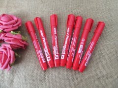 (image for) 60Pcs Red Permanent Marker Mark Pens School Office Supplies