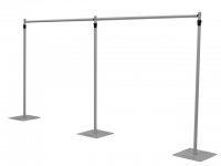 1Set Aluminium Wedding Backdrop Stand Background Support 6x3m 1Set Aluminium Wedding Backdrop Stand Background Support 6x3m