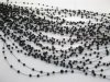 50Strands Black Beaded Garland for Wedding Craft Dia.3mm