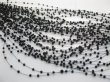 50Strands Black Beaded Garland for Wedding Craft Dia.3mm (image for) 50Strands Black Beaded Garland for Wedding Craft Dia.3mm