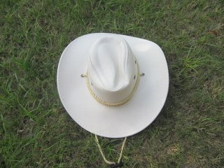 5Pcs Cream Fashion Cowboy Hats Outdoor Camping Hat Party Favor