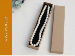 (image for) 10X Coffee Kraft Necklace Box Jewellery Gift Box Case