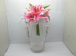 6Pcs Clear Glass Flower Vase Wedding Favor 30cm High