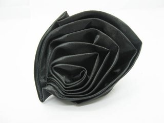 100Pcs Black Hand Craft Rose Flowers Embellishments