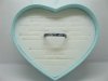 2X Skyblue Heart Bracelet Display Case - 24 Compartment