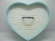 2X Skyblue Heart Bracelet Display Case - 24 Compartment (image for) 2X Skyblue Heart Bracelet Display Case - 24 Compartment