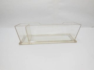 10 Clear Plastic Business Card/Pen Holder dis-ot82
