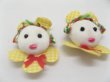 100 Craft yellow cartoon girl flower ribbon (image for) 100 Craft yellow cartoon girl flower ribbon