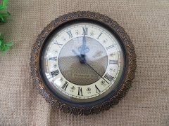 (image for) 2Pcs Vintage Ivory Color Inside Clock Face with Movement