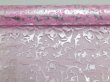 (image for) 4x1Roll Pink Flower Organza Ribbon 49cm Wide for Craft