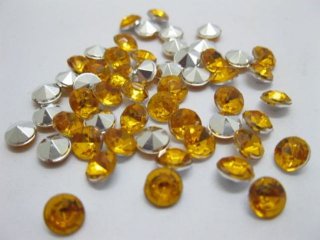 2000 Diamond Confetti 6.5mm Wedding Party Table Scatter-Coffee