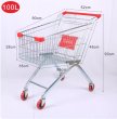 (image for) 1X New Supermarket Shopping Cart/Trolley 100 liter