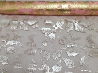 4x1Roll Maple Organza Ribbon 49cm Wide for Craft
