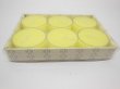 3Sets x 6Pcs Lemon Yellow Tea light Candle with Holder (image for) 3Sets x 6Pcs Lemon Yellow Tea light Candle with Holder