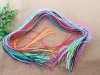 100Pcs Colorful Plastic Hollow Fashion Strings
