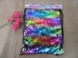 3Pcs Shiny Sequin Drawstring Backpack Lightweight Shoulder Rucks