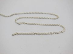 1Pack X 100 Meters Coloured Curb Chain Jewelry Finding - White
