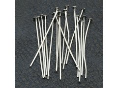(image for) 500gram Nickel Plated 50mm Head Pins Jewelry Finding