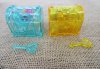 12Sets Crystal Treasure Chest with Key Kids Toy 12Sets Crystal Treasure Chest with Key Kids Toy