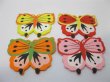 100Pcs Jumbo Butterfly Wooden Beads Mixed Color 52x60x2mm (image for) 100Pcs Jumbo Butterfly Wooden Beads Mixed Color 52x60x2mm