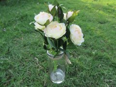 10Pcs Artificial Pink Peony Rose Flower Leafy Floral Decoration 10Pcs Artificial Pink Peony Rose Flower Leafy Floral Decoration