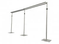 1Set Aluminium 2 Layer Backdrop Stand Background Support 6x3m 1Set Aluminium 2 Layer Backdrop Stand Background Support 6x3m